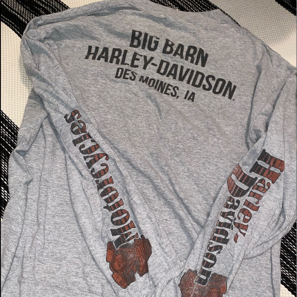 Vintage looking Long Sleeve Harley Davidson shirt